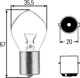 Hella Standard Signal F2 35W, 1er-Pack