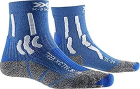 X-Bionic Trek X Cotton Socken lake blue/arctic white (Junior)