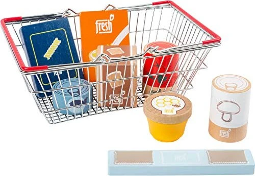 Legler Small Foot Lebensmittel-Set im Einkaufskorb fresh