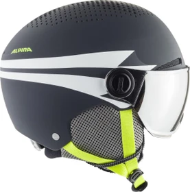 Alpina Zupo Visor Q-Lite Helm charcoal neon matt (Junior) (Modell 2024/2025)