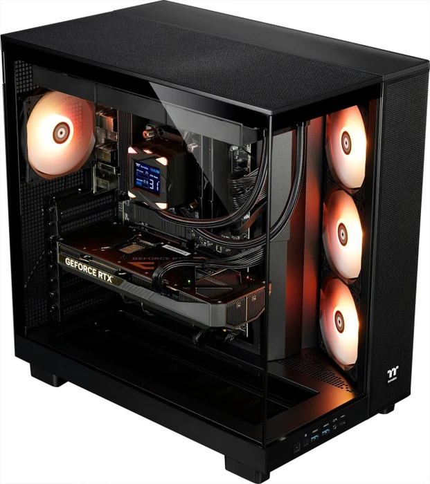 Thermaltake FTW A-Line LCS, Black, Ryzen 7 7800X3D, 32GB RAM, 2TB SSD, GeForce RTX 5070 Ti