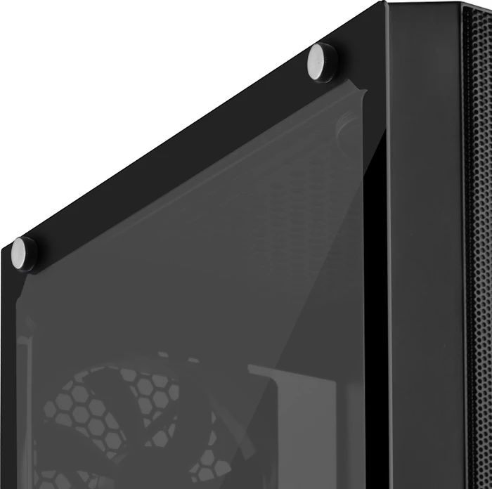 SilverStone Precision PS15, schwarz, Lüfter LED RGB, Glasfenster