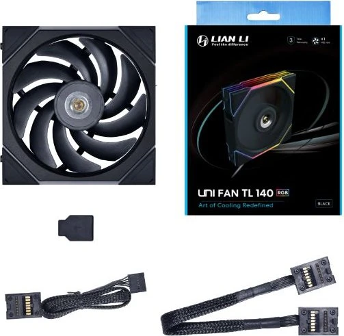 Lian Li Uni Fan TL 140 RGB, schwarz, 140mm