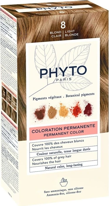 Phyto Color Haarfarbe Kit 8 light blonde, 112ml