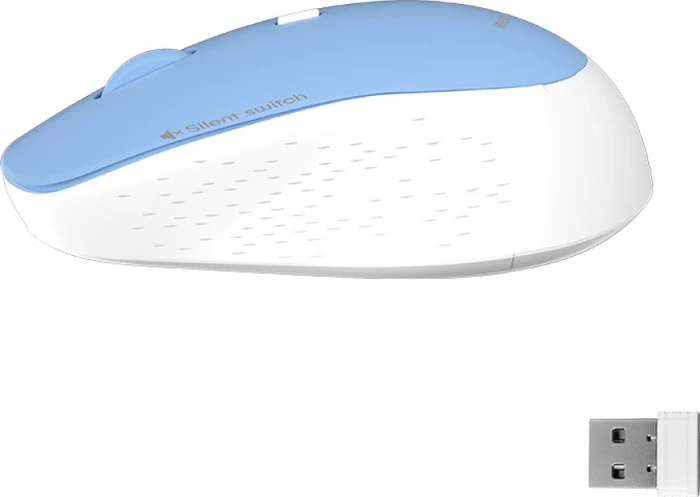 Meetion R570 Wireless Silent Mouse blau, USB