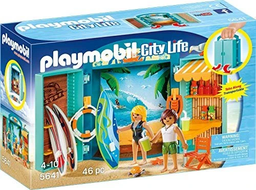 playmobil City Life Aufklapp-Spiel-Box Surf Shop