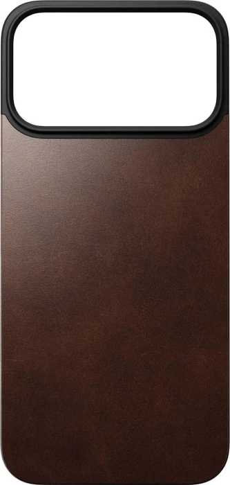 Nomad Magnetic Leather Back für Apple iPhone 17 Pro Max rustic brown