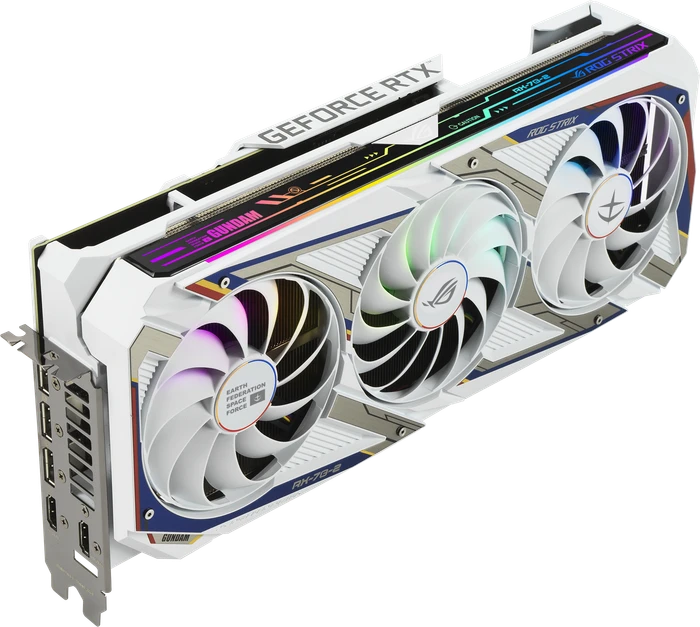 ASUS ROG Strix GeForce RTX 3080 Gundam, ROG-STRIX-RTX3080-O10G-GUNDAM, 10GB GDDR6X, 2x HDMI, 3x DP
