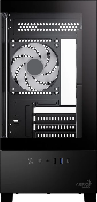 AeroCool P300D Black, Glasfenster
