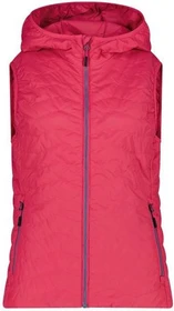 CMP Wattierte Kapuze Weste magenta (Damen)
