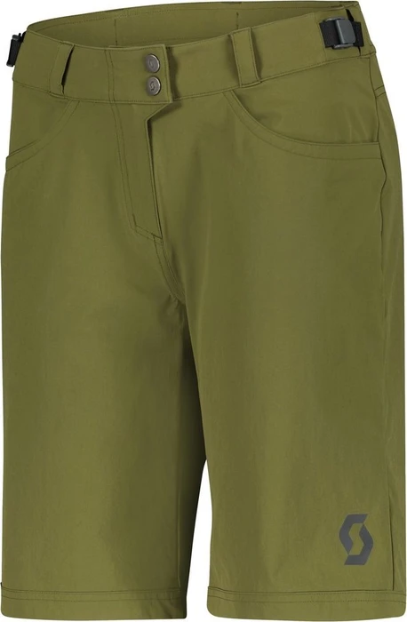 Scott Trail Flow Fahrradhose kurz fir green (Damen)