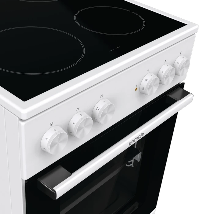 Gorenje GEC5A21WG Elektroherd mit Glaskeramik-Kochfeld