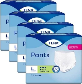 Tena Pants Discreet Schutzhose Größe L, 28 Stück (4x 7 Stück)