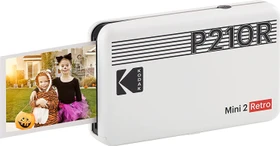 Kodak Photo Printer Mini 2 plus Retro weiß, Fotodrucker