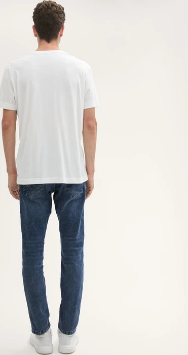 Tom Tailor Regular Slim Josh Jeans mit Lycra Jeans used mid stone blue denim (Herren)