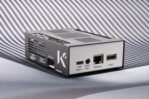 KKSB Aluminiumgehäuse für LattePanda Alpha/LattePanda Delta, schwarz/weiß
