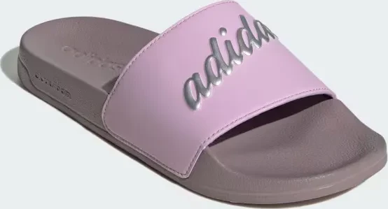 adidas Shower Adilette preloved fig/silver metallic/bliss lilac (Damen)