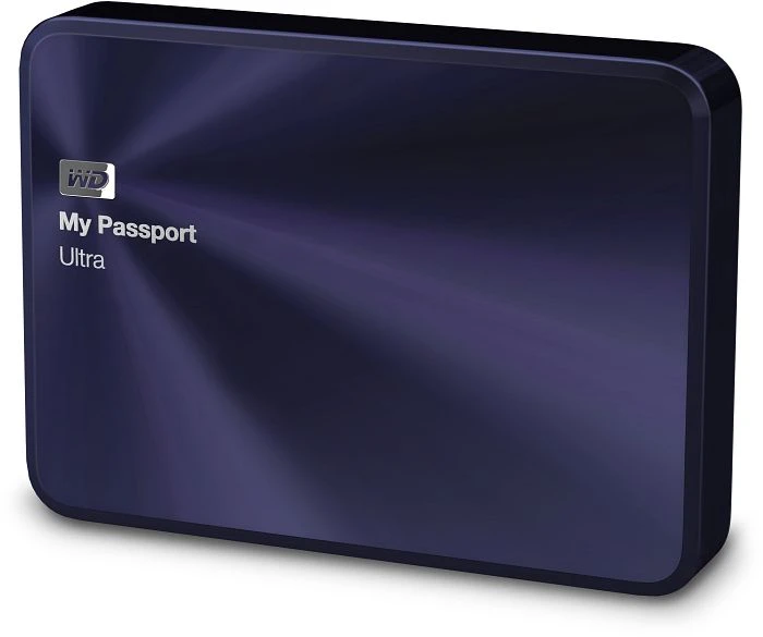 Western Digital WD My Passport Ultra Metal blau/schwarz, 4TB, USB 3.0 Micro-B