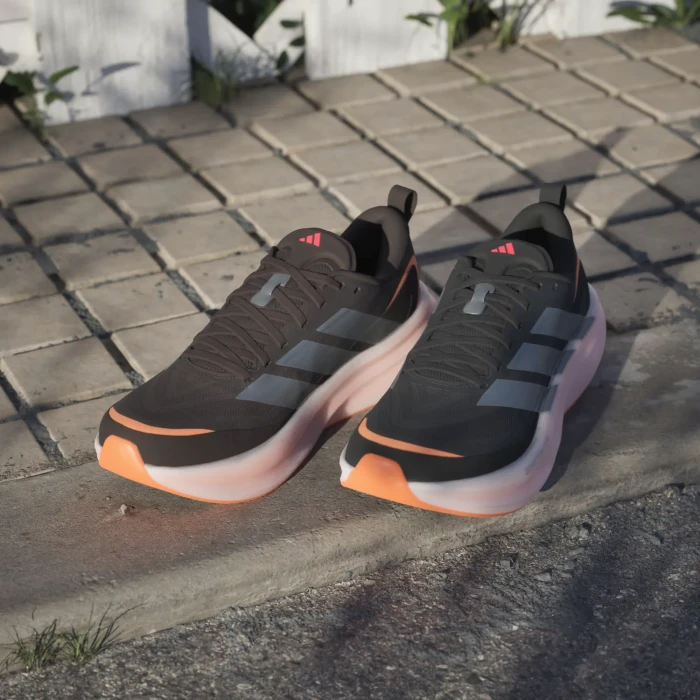 adidas Supernova Glide core black/iron metallic/lucid orange (Herren)