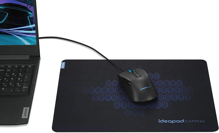Lenovo IdeaPad Gaming Stoff Mauspad M, 360x275mm, schwarz/blau