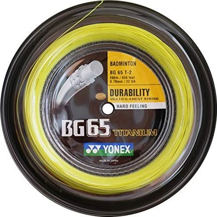 Yonex BG-65 Ti Badmintonsaite 200m