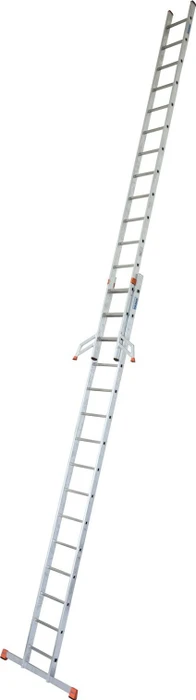 Krause Monto Fabilo Alu 2-tlg. Schiebeleiter, 2x 15 Stufen