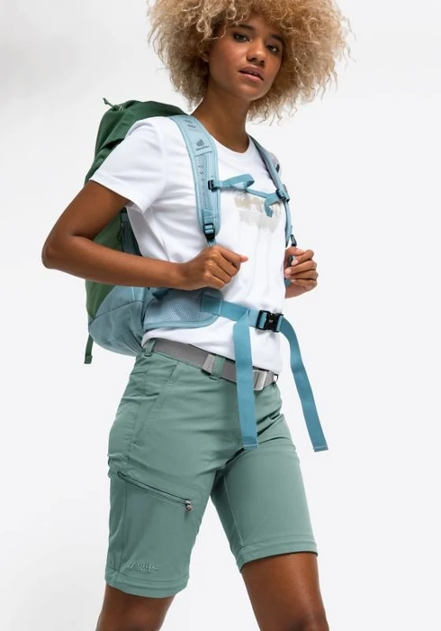 Maier Sports Nata Zip-Off Hose lang province blue (Damen)
