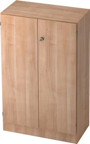 Hammerbacher Schrankwandsystem Solid 6+7 V6550, Streifengriff, nussbaum, Aktenschrank