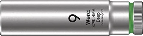 Wera 8790 HMA Deep Außensechskant Steckschlüssel 1/4", 9x50mm