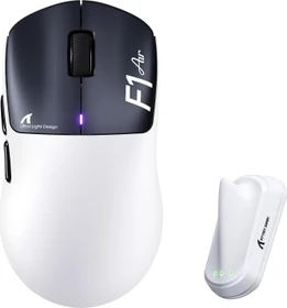 Attack Shark F1 Air 8KHz Wireless, White & Black, USB/Bluetooth