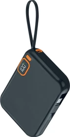 2GO Powerbank Travel 10000mA schwarz/orange