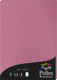Clairefontaine Pollen Universalpapier hydrangea pink, A4, 120g/m², 50 Blatt