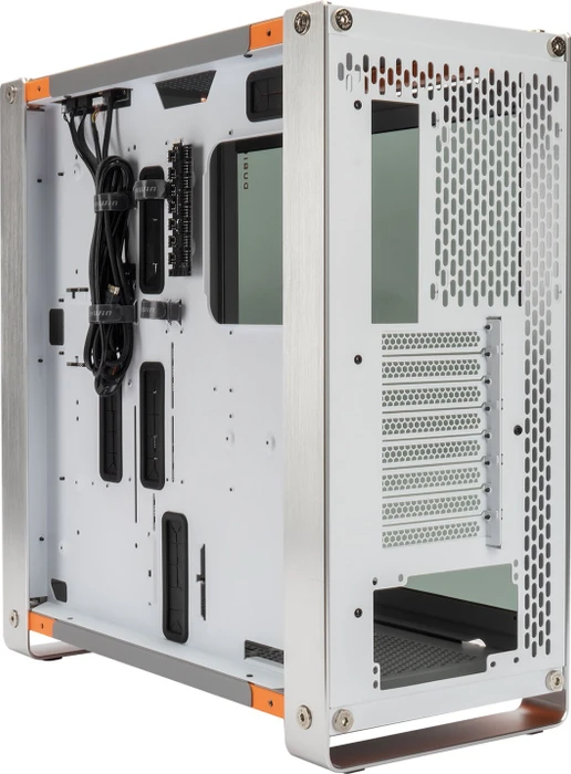 In Win Dubili Titanium Grey DIY Edition, modular, grau, Glasfenster