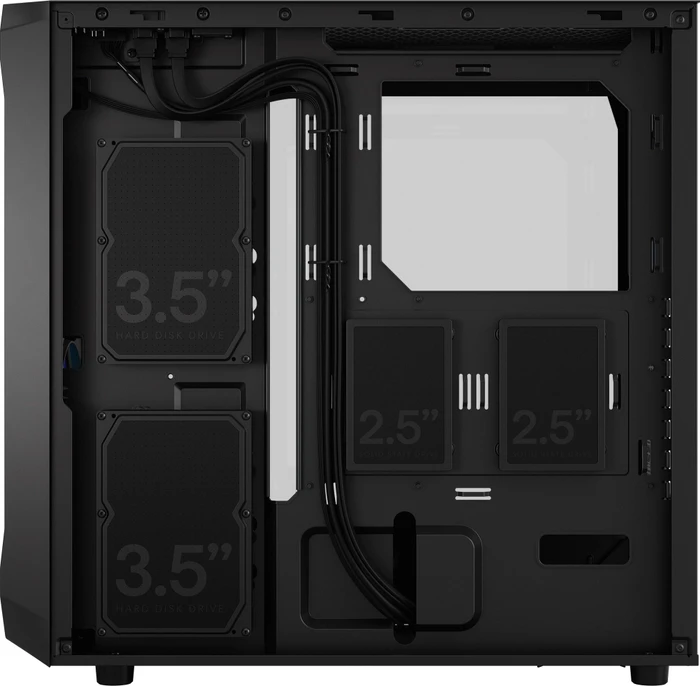 Fractal Design Focus 2 RGB, schwarz, Glasfenster