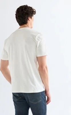 Wrangler Americana T-Shirt kurzarm worn white (Herren)