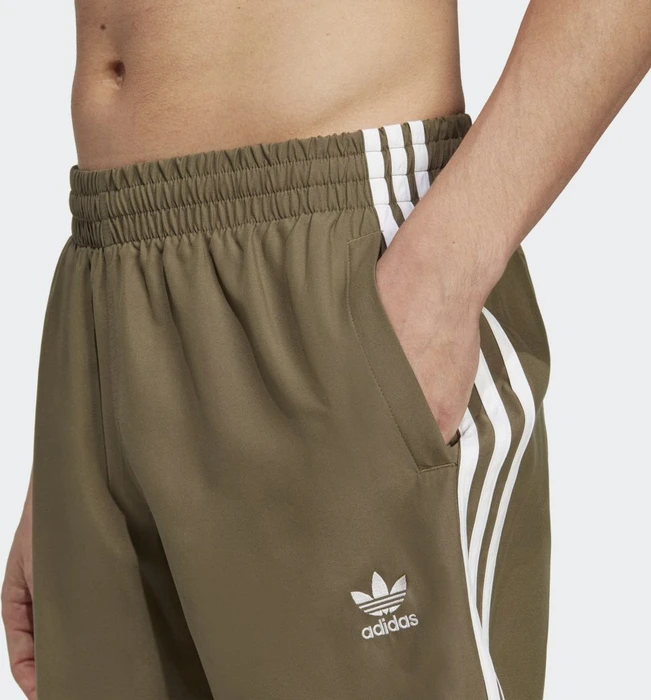 adidas Originals Adicolor 3-Streifen Badeshorts olive strata/white (Herren)