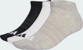 adidas Thin and Light Essentials Low Cut Socken medium grey heather/white/black, 3 Paare (KC9629)