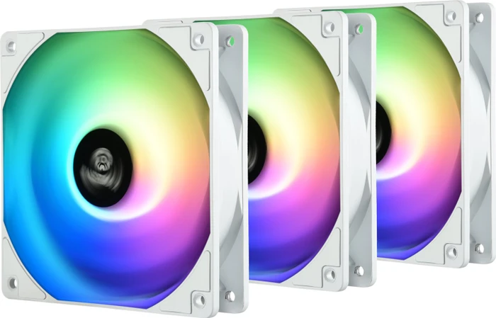 Enermax HF120 ARGB White, weiß, LED-Steuerung, 120mm, 3er-Pack