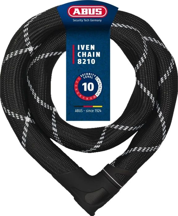 ABUS Iven Chain 8210/85 Kettenschloss, Schlüssel schwarz