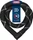 ABUS Iven Chain 8210/85 Kettenschloss, Schlüssel schwarz