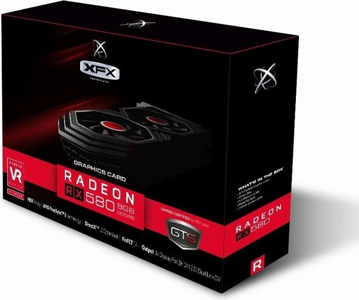 XFX Radeon RX 580 GTS XXX Edition, 8GB GDDR5, DVI, HDMI, 3x DP