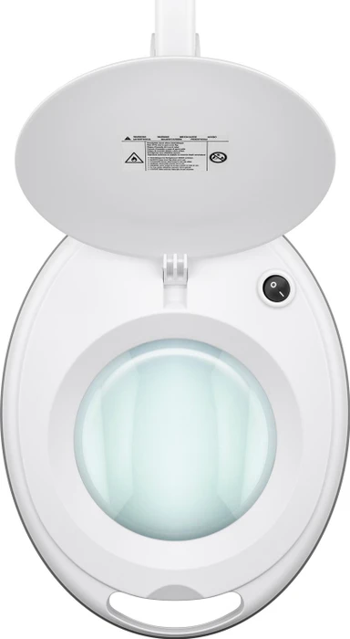 Wentronic Goobay LED-Klemm-Lupenleuchte, 8W, 1.75x, 3 Dioptrien weiß