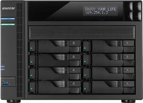 Asustor AS6208T, 4GB RAM, 4x RJ-45 1000Base-T, 3x USB-A 3.0