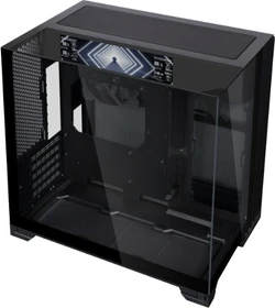 Lian Li O11 Vision-M Digital, schwarz, Glasfenster