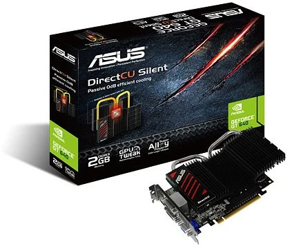 ASUS GeForce GT 640, GeForce GT 640, 2GB DDR3, VGA, 2x DVI, HDMI
