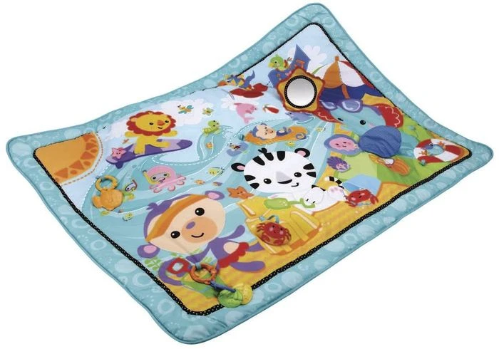 Mattel Fisher-Price Große Spiel- und Krabbeldecke blau