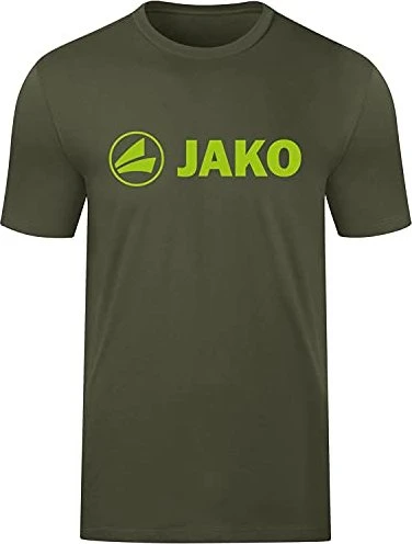 Jako Promo T-Shirt kurzarm khaki/neon green