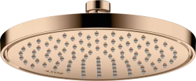 Hansgrohe AXOR ShowerSolutions Kopfbrause 220 1jet polished red gold