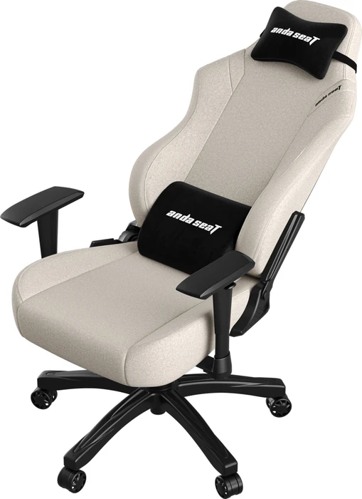Anda Seat Luna Premium Stoff Gamingstuhl, grau