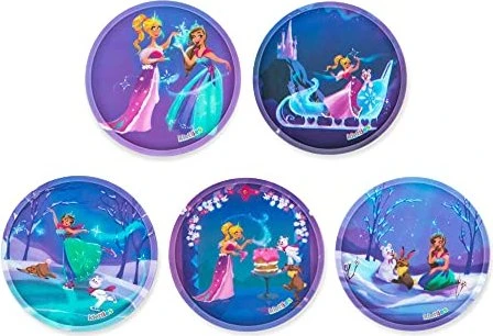 Ergobag Klettie-Set Prinzessin auf dem Eis matt, 5-tlg.
